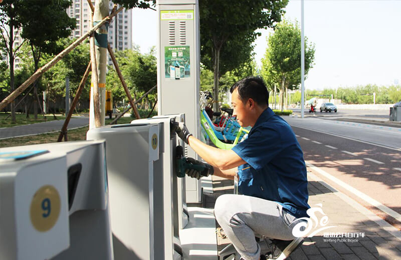 潍坊市区公共自行车：服务市民绿色出行按下加速键5