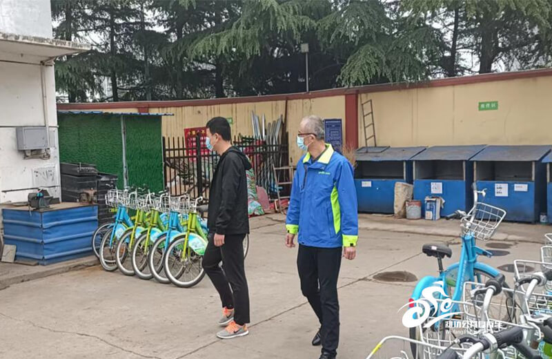 潍坊市区公共自行车系统节日期间开展安全生产大检查6
