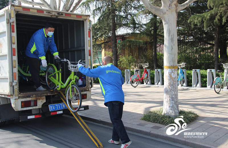 五一我在岗，潍坊公共自行车用心擦亮绿色出行服务底色2