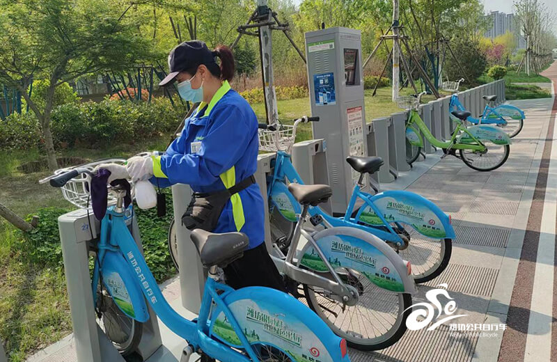 五一我在岗，潍坊公共自行车用心擦亮绿色出行服务底色4