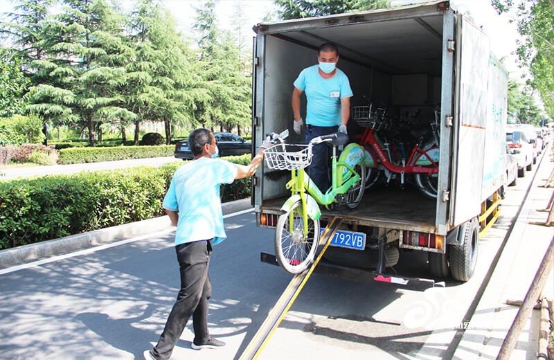 潍坊市区公共自行车全力保障高考绿色出行5