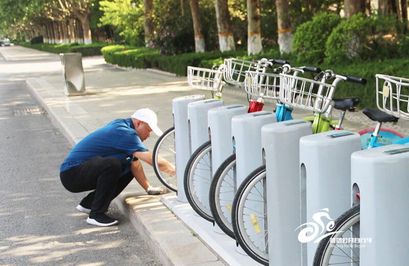 潍坊市区公共自行车：服务市民绿色出行按下加速键1